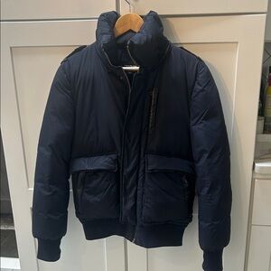 Mackage Dark Blue Puffer Jacket